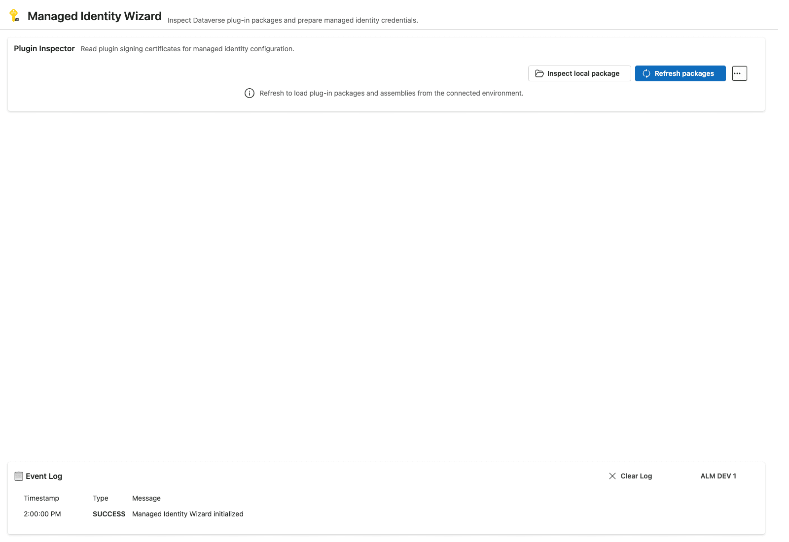 Managed Identity Wizard tool for inspecting Dataverse plug-ins